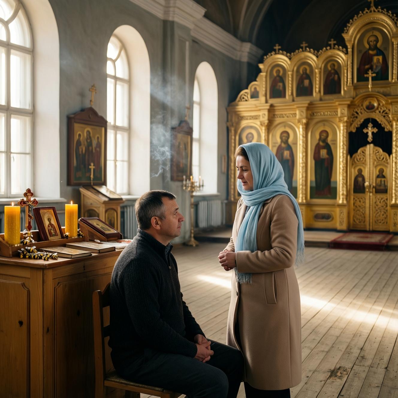 Read more about the article Савва попросил меня приготовить купель для крещения и покрестил его.