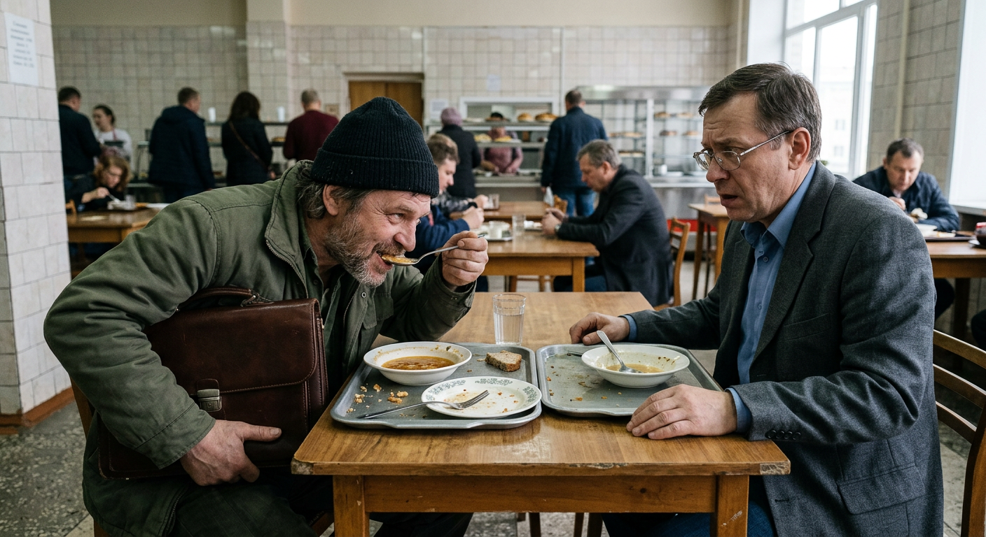 Read more about the article  Съел половину его обеда, да еще и чемоданчик унес