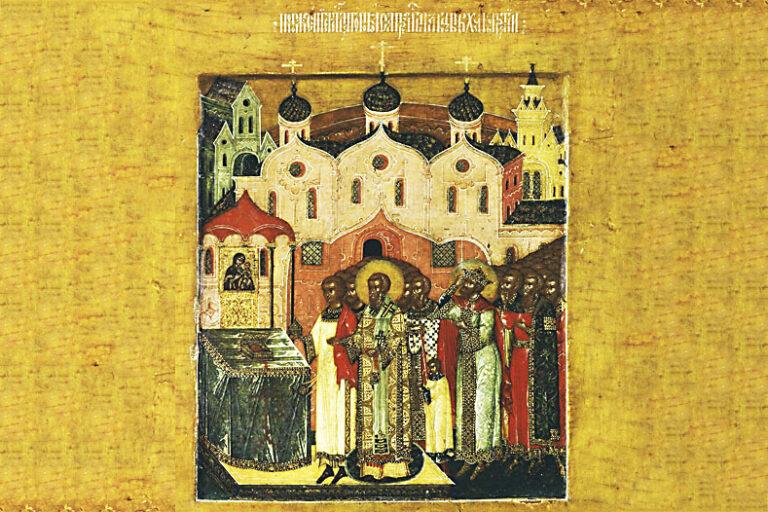 Read more about the article Положение честного пояса Пресвятой Богородицы в Константинопольском Влахернском храме