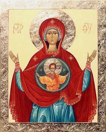 Read more about the article Икона Богородицы Знамение