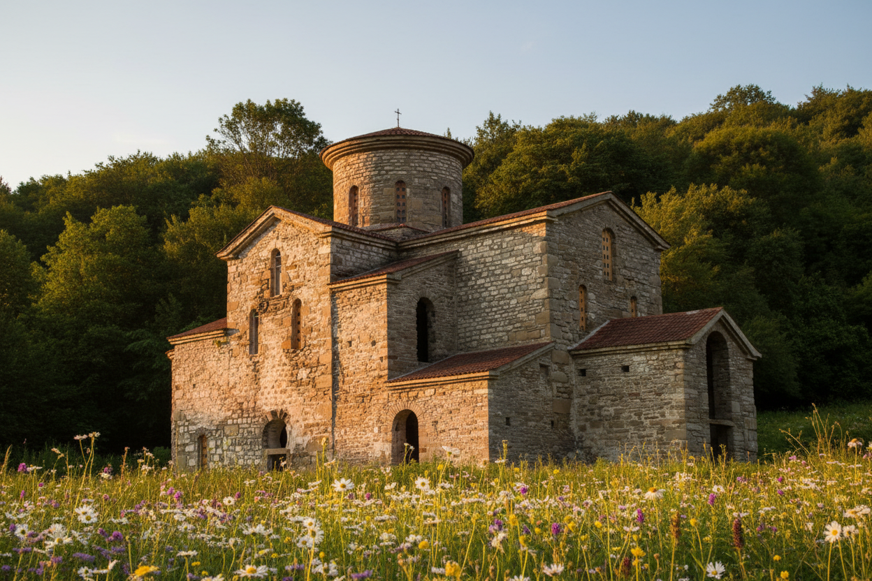 Read more about the article Храм на Нижне-Архызском городище (Южный) в республике Карачаево-Черкессия