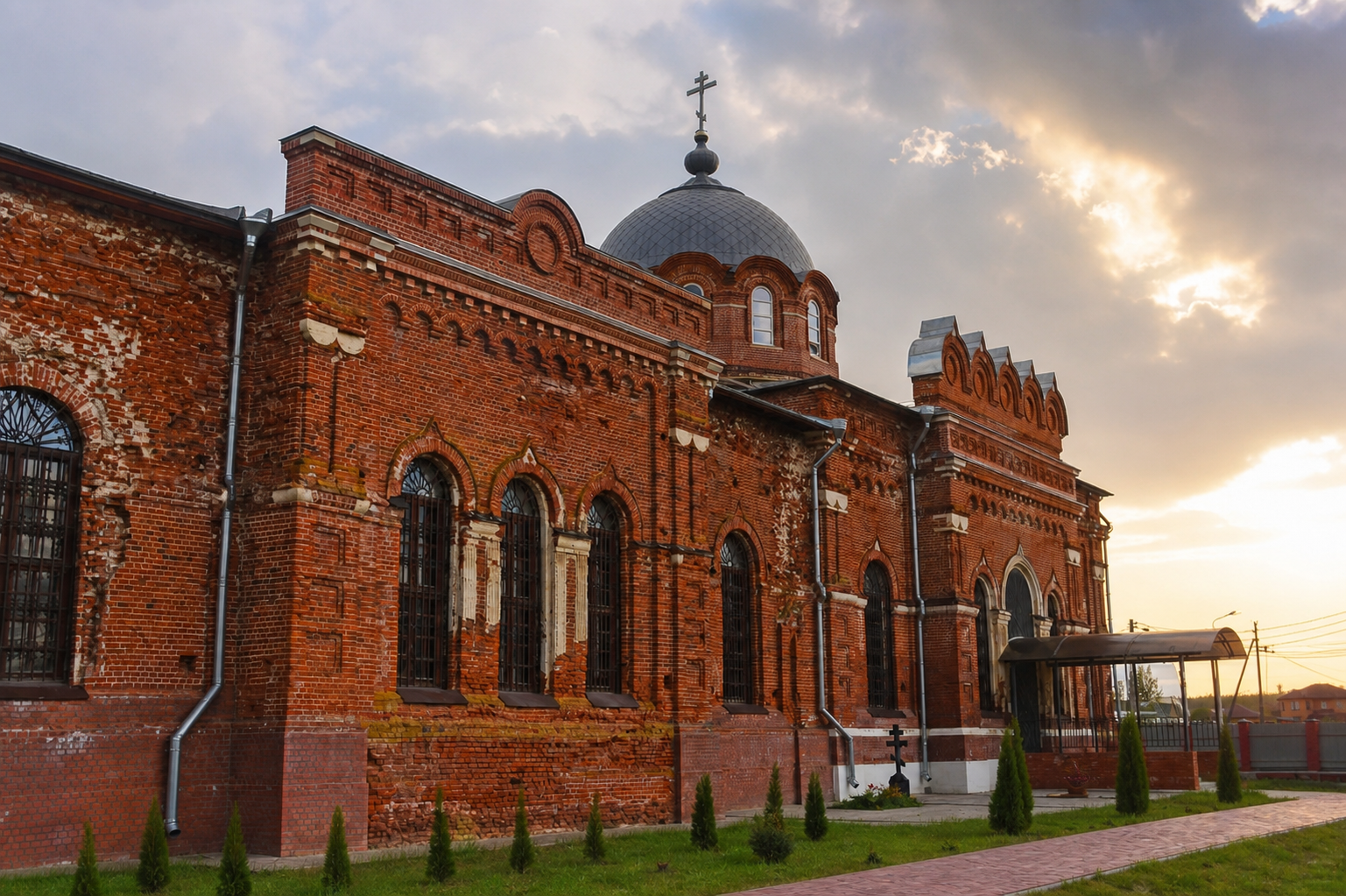 Read more about the article Храм Сергия Радонежского в Агро-Пустыни Рязанского района Рязанской области (Храм Покрова Пресвятой Богородицы в Аграфениной Пустыни)