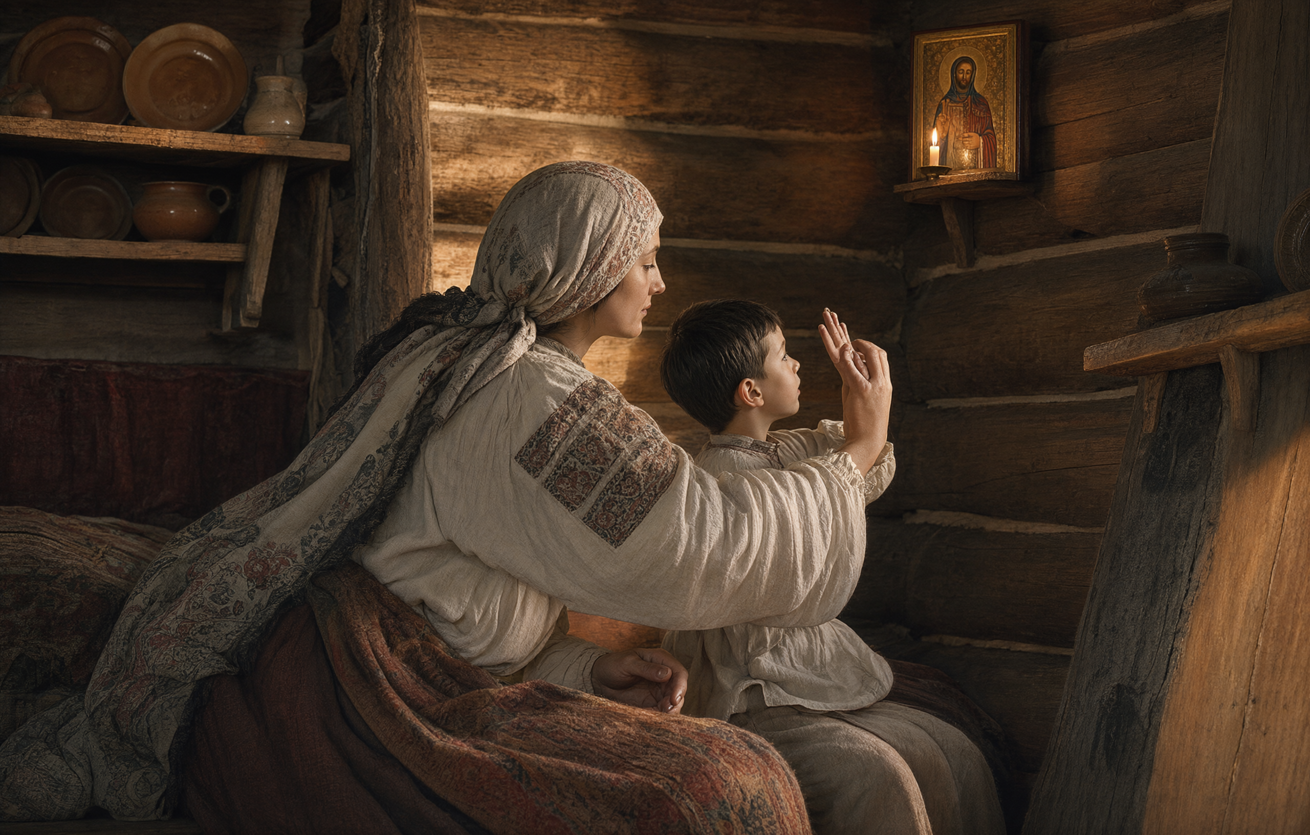 Read more about the article Warm words to God: how to gently and lovingly teach a child to pray